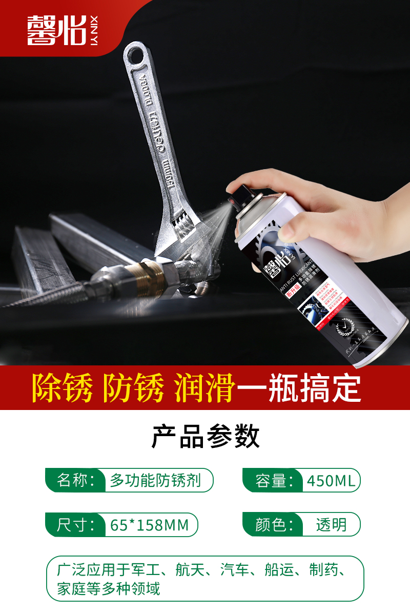 多功能除銹防銹潤滑劑